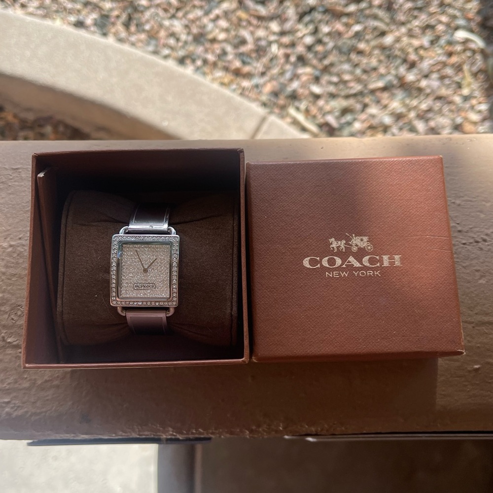 Coach Silver Watch Timeless Accessory - Picture 2 of 7